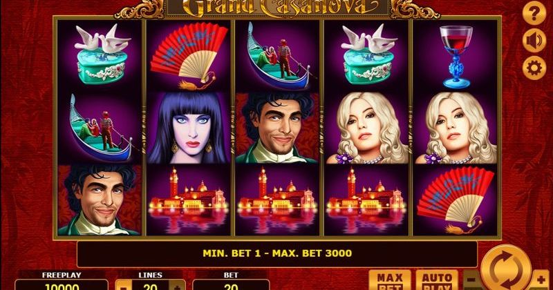 Grand Casanova-Slot online von Amatic
