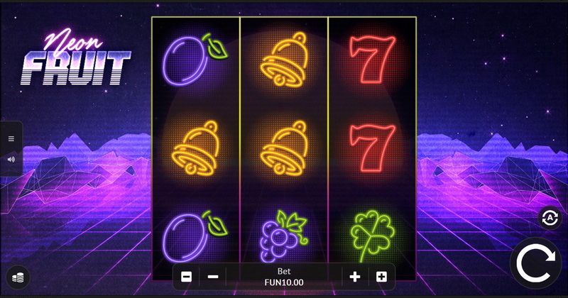Neon Fruit Slot online von 1x2 Gaming