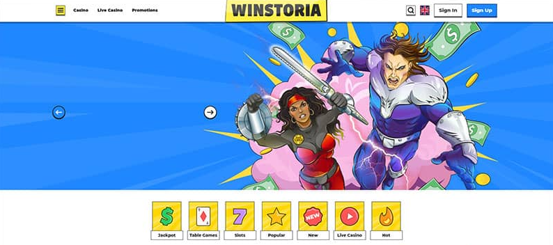 Winstoria bonus code